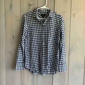 J. Crew Classic-fit boy shirt in crinkle gingham